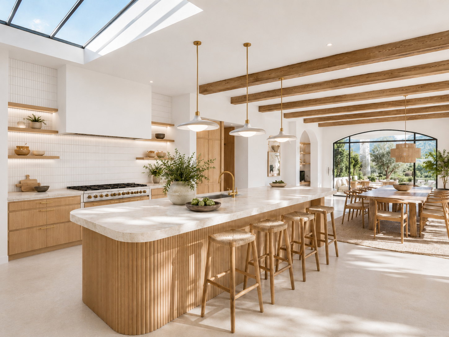 Contemporary Coastal Kitchen direction for a Costa Blanca home